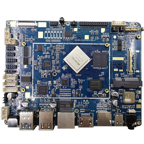Mass touch screen motherboard assembly