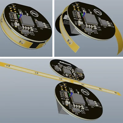 LED リジッドフレックス PCB 設計メーカー