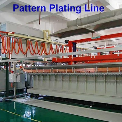PCB pattern plating line