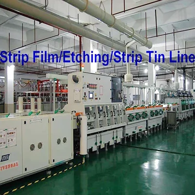 Strip film etching line