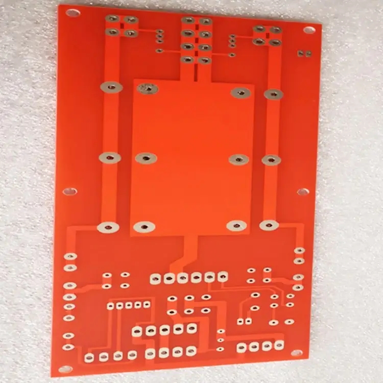 On the layout of PCB components and what is PCB made of?